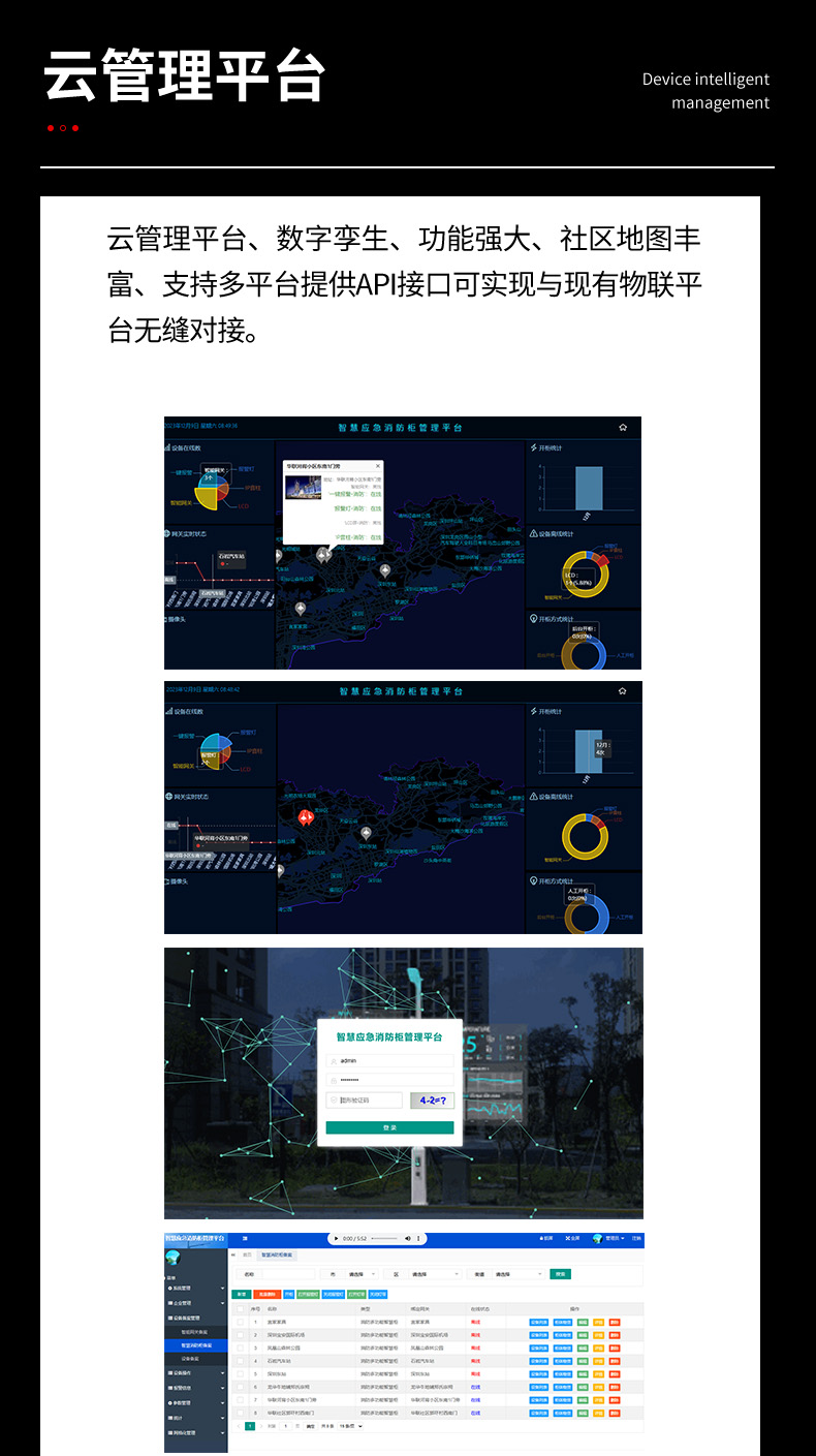 智能消防柜云管理平臺